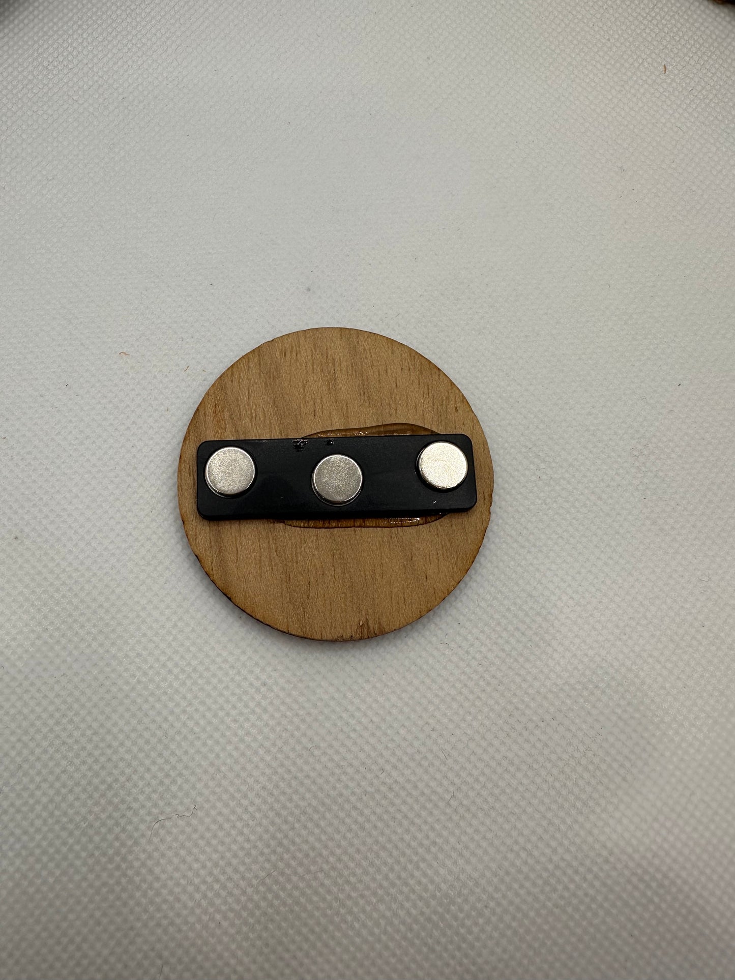 Wooden Keychain or Kitchen Magnet